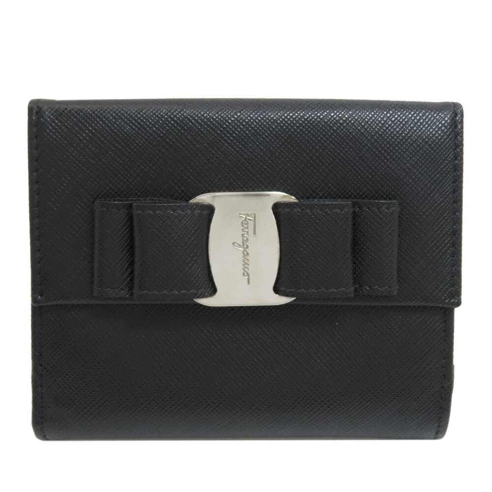 Salvatore Ferragamo Vara Ribbon Bi-fold Leather Wallet for Women